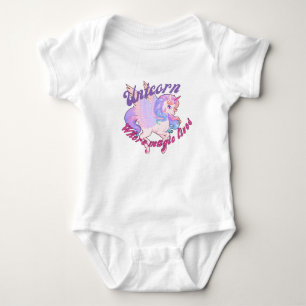 Unicorn-Hemddesign für Babys Baby Strampler