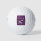 Unicorn Hexe Golfball (Vorderseite)