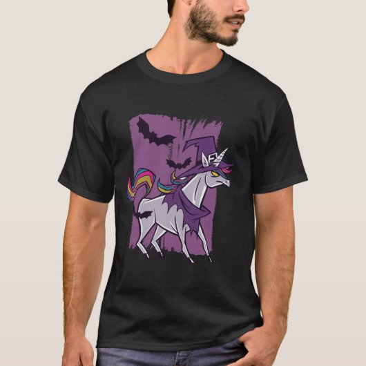 Unicorn Hexe T-Shirt (Vorderseite)