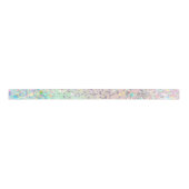 Unicorn Holographic Glitzer Satinband (Vorderseite)