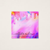 Unicorn Holographic Glitzer Tropfen Logoverdienst (Vorderseite)