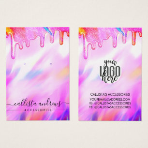 Unicorn Holographic Glitzer Tropfens Logo-Verleihu