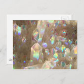Unicorn Horn Aura Crystals Postkarte (Vorne/Hinten)