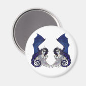 Unicorn Horse Pony Fantasy Dragon Wedding Liebhabe Magnet (Vorderseite/Rückseite)