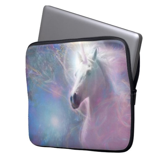 Unicorn Horse SHAFIRE Laptopschutzhülle (Vorderseite Links)