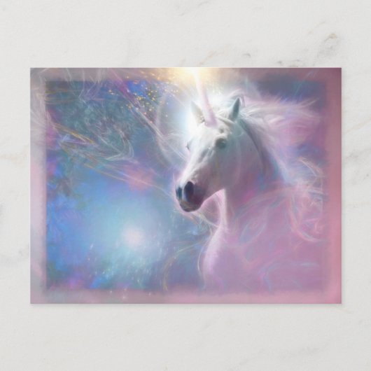 Unicorn Horse SHAFIRE Postkarte (Vorderseite)