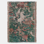 Unicorn Hunt Mittelalterliche Kunst, Einhorn verte Decke (Vorderseite Vertikal)
