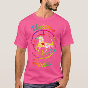 Unicorn Hunter Boys Rainbow Horse Spaß Hate Unico T-Shirt