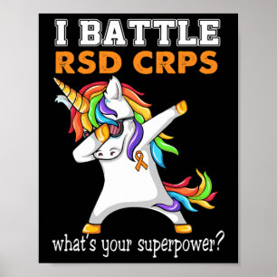 Unicorn I Battle Rsd Crps Sensibilisierung Poster