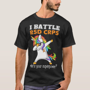 Unicorn I Battle Rsd Crps Sensibilisierung T-Shirt