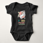 Unicorn - I Do Magic Baby Strampler (Vorderseite)