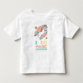Unicorn - I Do Magic Kleinkind T-shirt (Vorderseite)