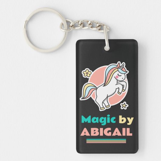 Unicorn - I Do Magic - Magie von dir Schlüsselanhänger (Vorderseite)
