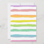 Unicorn Ice Creme Einladung Magic Ice Cream Party (Rückseite)