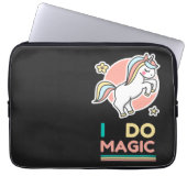 Unicorn - Ich mache Magie Laptopschutzhülle (Vorderseite)