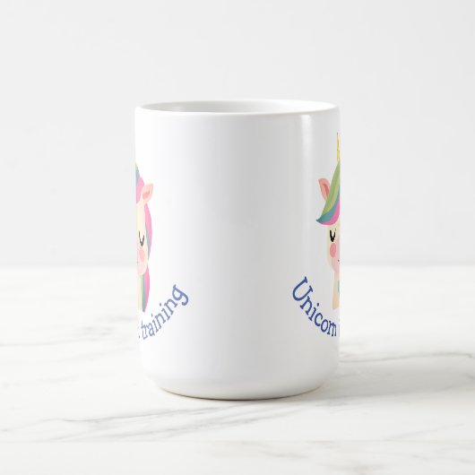 Unicorn im Angebot für Spaß am Training Kaffeetasse (Mittel)