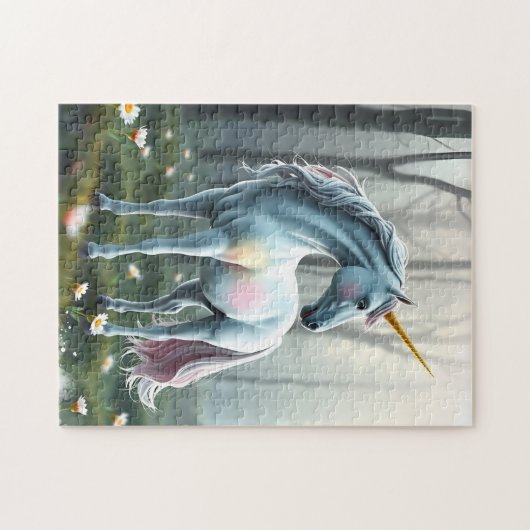 Unicorn In Forest Puzzle (Horizontal)