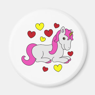 Unicorn in Liebe Magnet