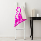 Unicorn Individuelle Name Fuchsia Sherpadecke (Beispiel)