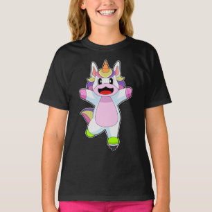 Unicorn Inline-Skaten-Roller-Skate T-Shirt