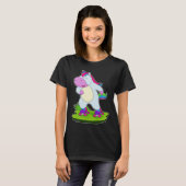 Unicorn Inline-Skaten-Roller-Skate T-Shirt (Vorne ganz)