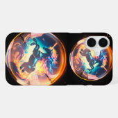 Unicorn iPhone 16 plus Gehäuse Hülle (Rückseite (Horizontal))