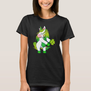 Unicorn Ireland Irish Kleeblatt Happy St Patrick's T-Shirt