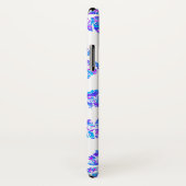 UNICORN Iridescent Lila Foil Metallic KISS LIPS Case-Mate iPhone Hülle (Hinten/Rechts)