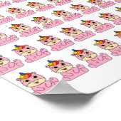 Unicorn ist ein schönes Design Poster (Ecke)