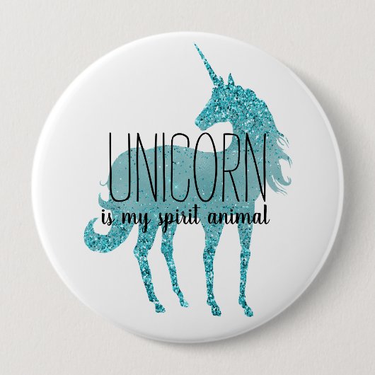 Unicorn ist mein Geiststier Button (Vorderseite)