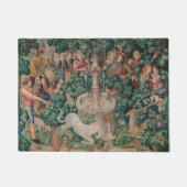 Unicorn-Jagd Mittelalterliche Kunst - Unicorn gefu Fußmatte (Vorderseite)