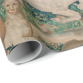 Unicorn-Jagd Mittelalterliche Kunst - Unicorn gefu Geschenkpapier (Rolleneckpunkt)