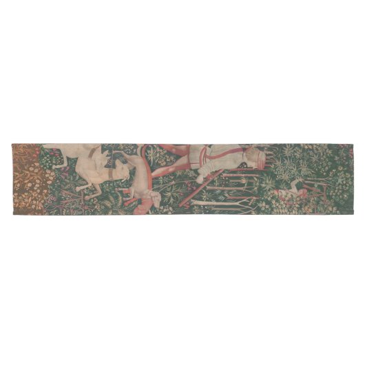 Unicorn-Jagd Städtische Badeanstalt Kurzer Tischläufer (Horizontal)