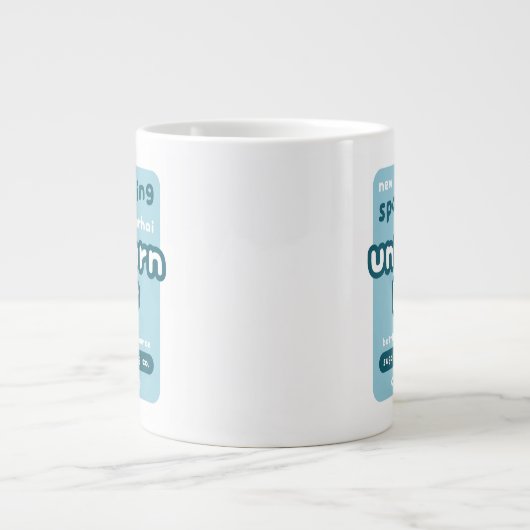 Unicorn Jumbo-Tasse (Vorderseite)