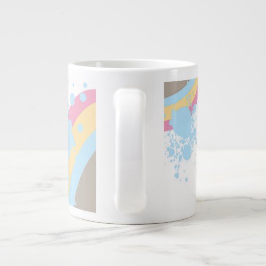 Unicorn Jumbo-Tasse (Rückseite)