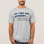 Unicorn Jungfrau Joke Mens T - Shirt (Vorderseite)