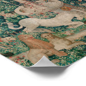 Unicorn JUNI - Weltkulturerbe der Unesco Poster (Ecke)