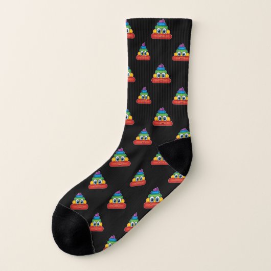 Unicorn kacken socken (Links - Außen)