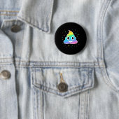 Unicorn Kackte Magic Rainbow Funny Halloween Kostü Button (Beispiel)