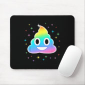 Unicorn Kackte Magic Rainbow Funny Halloween Kostü Mousepad (Mit Mouse)