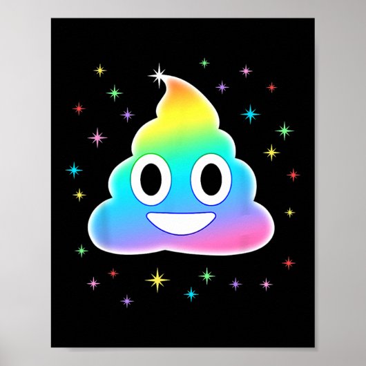 Unicorn Kackte Magic Rainbow Halloween-Kostüm Poster (Vorne)
