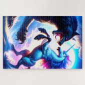 Unicorn-Kampf Puzzle (Horizontal)