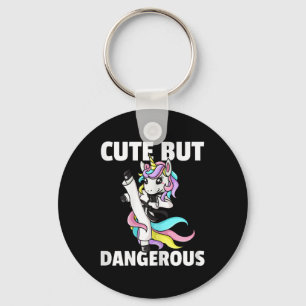 Unicorn Karate Gift Girl Taekwondo Jiu Jitsu Mixed Schlüsselanhänger