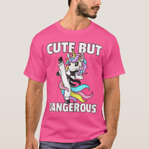 Unicorn Karate Gift Girl Taekwondo Jiu Jitsu Mixed T-Shirt