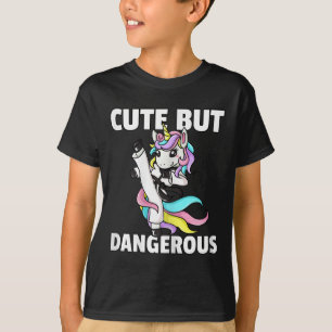 Unicorn Karate Gift Girl Taekwondo Jiu Jitsu Mixed T-Shirt