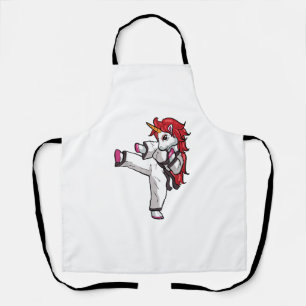 Unicorn Karate Girl Taekwondo Jiu Jitsu MIXED MART Schürze