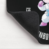Unicorn Karate - Japanischer Kampfkünstler Mousepad (Ecke)