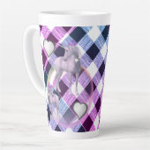 Unicorn Karierte Latte-Tasse Milchtasse (Linke Ecke)