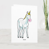 Unicorn Karte (Rückseite)