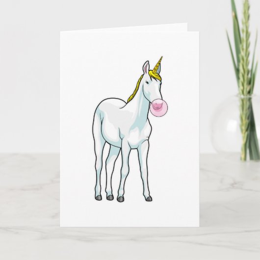 Unicorn Karte (Vorderseite)